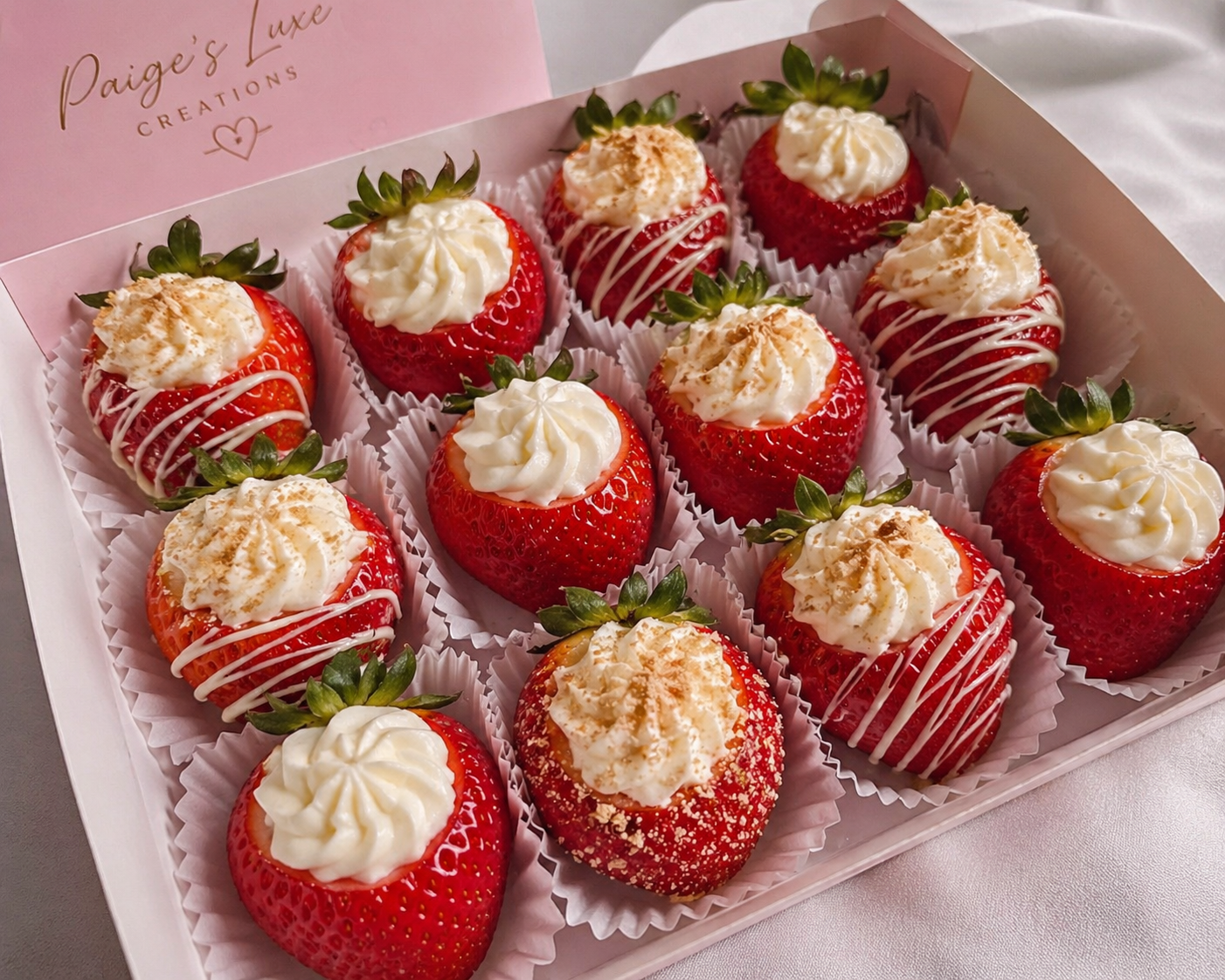 Cheesecake Filled Strawberries